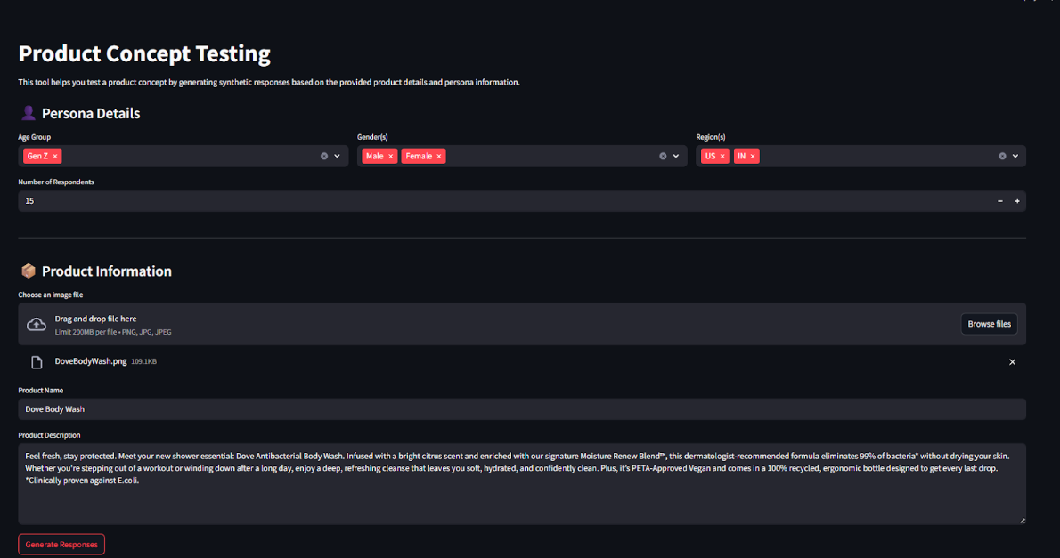 Product Concept Testing Example 1